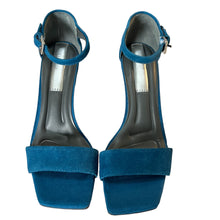 Load image into Gallery viewer, Franco Sarto Teal Blue Ankle Strap Sandal Size 7