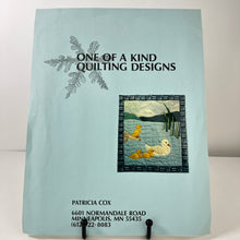 Load image into Gallery viewer, Patricia Cox Ducks Out For a Swim Quilting Pattern 58 x 58