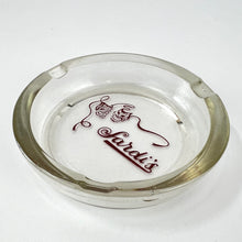 Load image into Gallery viewer, Sardi’s Restaurant Drama Mask Glass Ashtray NYC Theater District Broadway