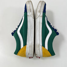 Load image into Gallery viewer, Vans Yacht Club Old Skool Lace Ups Blue/Green/Yellow Women's 7.5 Men's 6