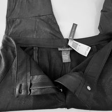 Load image into Gallery viewer, NWT Chelsea & Theodore Black Faux Leather Pants Size 10