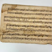 Load image into Gallery viewer, Early 19th Century Music Sheets - An Opera for the Schweitzer family 1819