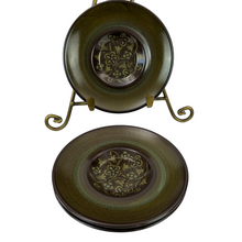 Load image into Gallery viewer, 60s Madeira Brown and Green Floral Carafe Pitcher Coffee Serving Set