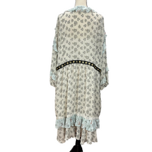 Load image into Gallery viewer, Truly You Ruffle Hem Skater Dress In Ditsy Floral Size 28