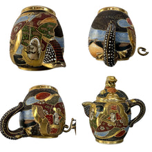Load image into Gallery viewer, Satsuma Hand Painted Dragon Tea Service for one
