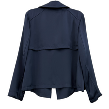 Load image into Gallery viewer, Silky Washer Jacket Navy Blue Size 1 8/10