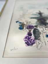 Load image into Gallery viewer, Framed Urbain Huchet Fine Art Lithograph Hand Signed and numbered 100/250