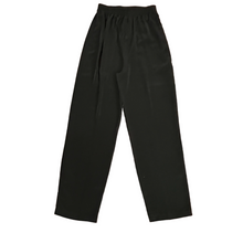 Load image into Gallery viewer, Christine and Jill Silky Black two-piece Pants & Blouse Set Size Large
