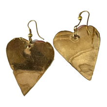 Load image into Gallery viewer, Vintage Dangle Heart Earrings