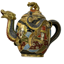Load image into Gallery viewer, Satsuma Hand Painted Dragon Tea Service for one