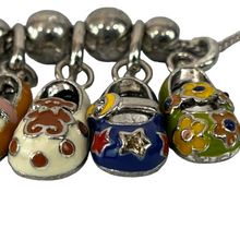 Load image into Gallery viewer, Vintage 925 Italy Necklace with Enamel Charms
