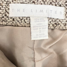 Load image into Gallery viewer, Vtg The Limited Wool Blend Tweed Mini Skirt Size 2