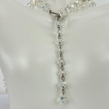 Load image into Gallery viewer, Vintage 50s Aurora Borealis Beaded Necklace with Extension