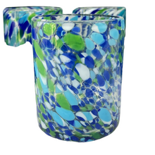 Load image into Gallery viewer, Vintage Studio Art Glass Pitcher & Drinking Glass Set