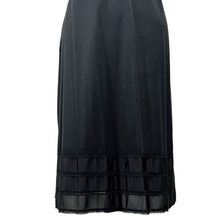 Load image into Gallery viewer, Vintage Black Full Dress Slip 38 Tall