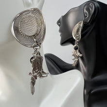 Load image into Gallery viewer, Vintage Cowgirl Dangle Earrings