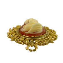 Load image into Gallery viewer, Vintage Raised Profile Cameo Pendant