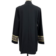 Load image into Gallery viewer, Chico's Gold Embroided Blazer Jacket Size 2