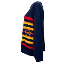 Load image into Gallery viewer, Vintage Vanderbilt Aztec Knit Pullover Sweater Size Medium