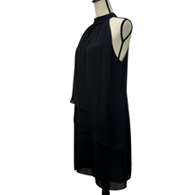 Load image into Gallery viewer, Laundry by Shelli Segal Black Chiffon Halter Dress Size 10