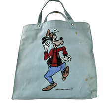 Load image into Gallery viewer, Vintage Walt Disney Goofy Double Handle Tote Bag
