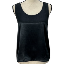 Load image into Gallery viewer, 90s Black Satin Top Size 8