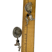 Load image into Gallery viewer, Vintage Cowgirl Dangle Earrings