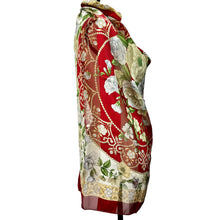 Load image into Gallery viewer, Vintage Valentino Red Floral Silk Scarf Made in Italy 33 x 33