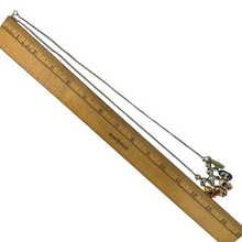 Load image into Gallery viewer, Vintage 925 Italy Necklace with Enamel Charms