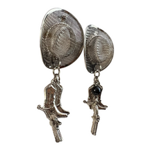 Load image into Gallery viewer, Vintage Cowgirl Dangle Earrings