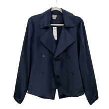 Load image into Gallery viewer, Silky Washer Jacket Navy Blue Size 1 8/10