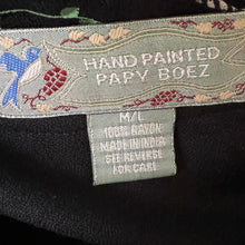 Load image into Gallery viewer, Vintage Hand Painted Papy Boez Dress Size M/L