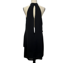 Load image into Gallery viewer, Laundry by Shelli Segal Black Chiffon Halter Dress Size 10