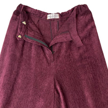 Load image into Gallery viewer, 90s Vintage Silk Shirt with Pants Outfit Set Size Large