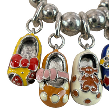 Load image into Gallery viewer, Vintage 925 Italy Necklace with Enamel Charms