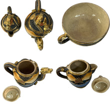 Load image into Gallery viewer, Satsuma Hand Painted Dragon Tea Service for one