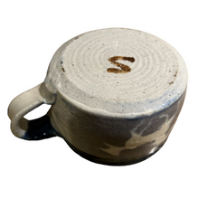 Load image into Gallery viewer, Blue Wild Horse Stoneware Pottery Mug Pair