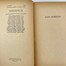 Load image into Gallery viewer, Vintage Lost Horizon James Hilton 1936 16th Print Grosset Dunlap Hawthornden Hardcover