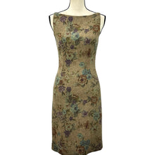 Load image into Gallery viewer, Ralph Lauren Black Label Floral Wool Sheath Dress Size 4