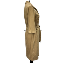 Load image into Gallery viewer, Vintage Faux Suede Camel Shirt Dress Size 8P