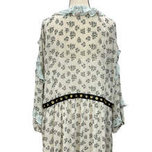 Load image into Gallery viewer, Truly You Ruffle Hem Skater Dress In Ditsy Floral Size 28