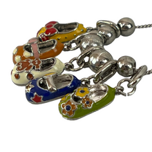 Load image into Gallery viewer, Vintage 925 Italy Necklace with Enamel Charms