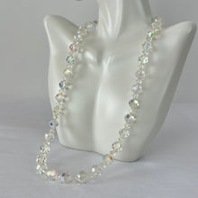 Load image into Gallery viewer, Vintage 50s Aurora Borealis Beaded Necklace with Extension