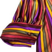 Load image into Gallery viewer, 90s Vintage Silk Shirt with Pants Outfit Set Size Large