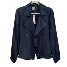 Load image into Gallery viewer, Silky Washer Jacket Navy Blue Size 1 8/10