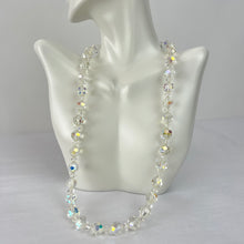Load image into Gallery viewer, Vintage 50s Aurora Borealis Beaded Necklace with Extension