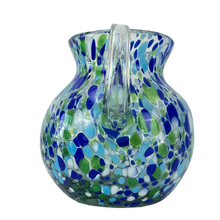Load image into Gallery viewer, Vintage Studio Art Glass Pitcher & Drinking Glass Set