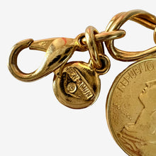 Load image into Gallery viewer, Ben Amun Gold Queen Elizabeth Coin Bracelet