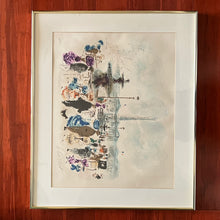 Load image into Gallery viewer, Framed Urbain Huchet Fine Art Lithograph Hand Signed and numbered 100/250
