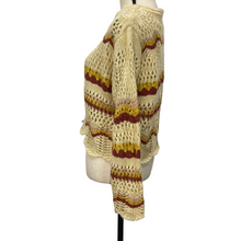 Load image into Gallery viewer, Alya Crochet Knit Women Sweater Size Medium